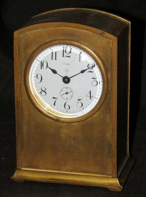 米 ANSONIA／真鍮筐体置き時計